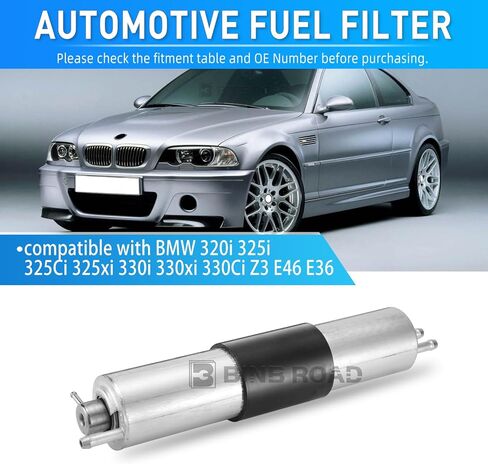 Fuel Filter with Pressure Regulator 13327512019 13321439407 13321712296 Compatible with BMW E46 320i 325i 325Ci 325xi 330i 330xi 330Ci Z3 E46 E36 in Saudi Arabia