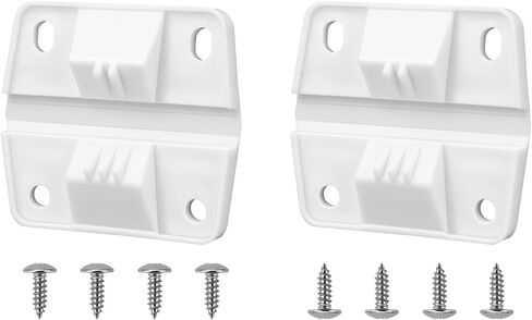 2 Set Cooler Plastic Hinges with Screws Set, Cooler Hinges Replacement Parts, Compatible with Coleman Camping Coolers Hinges with 8 Pcs Screws in Kuwait