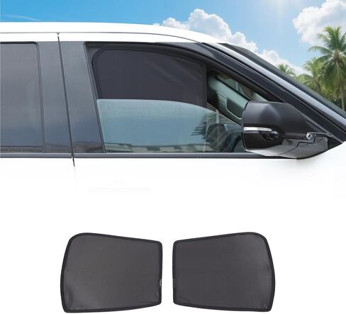 Window Shade Compatible with Toyot@ Tundra 2022-2025, Breathable Mesh Side Window Screens Shade Cover for Baby, UV Rays Protection Sun Shade Blocker (Rear Side Windows 2Pcs) in Saudi Arabia