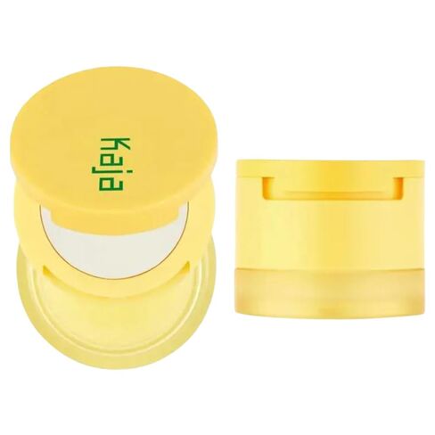 Kaja Lip Bento Balm + Scrub | with Coconut Oil, Clear Finish, Moisturize, Exfoliate, Smoothes Lips, Compact Travel Size, Piña Colada, 0.4 Oz in Kuwait