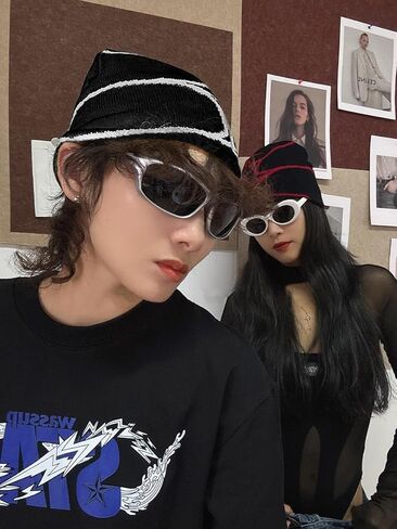 Y2k Beanie Gothic Spider Beanie Hats for Men Women Winter Warm Knit Pattern Cap Slouchy Halloween Hat in Saudi Arabia