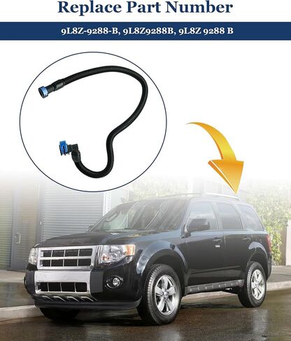 9L8Z-9288-B 9L8Z9288B مجموعة خرطوم خط الوقود يناسب فورد إسكيب 2009-2012 ، يناسب ميركوري مارينر 2009-2011 3.0L V6 in Kuwait