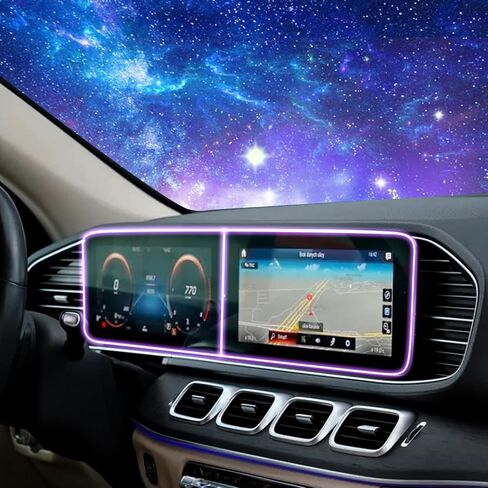 for 2025 GLE 350 Screen Protector Touchscreen 2020-2025 2024 Mercedes Benz GLE 450 580 Display Navigation Tempered Glass Protective Film V167… in Saudi Arabia
