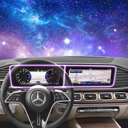 for 2025 GLE 350 Screen Protector Touchscreen 2020-2025 2024 Mercedes Benz GLE 450 580 Display Navigation Tempered Glass Protective Film V167… in Saudi Arabia