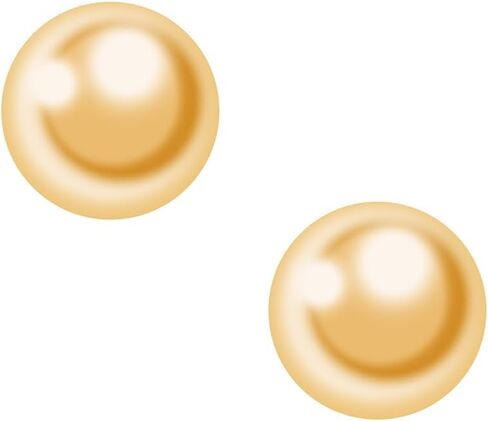 Galway Crystal Balance Round Stud Earrings for Women Elegant Irish Craft Hallmarked Sterling Silver Jewelry - Gold in Kuwait