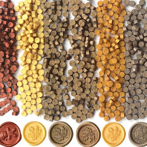 خرز ختم الشمع الأسود، 600 قطعة من خرز ختم الشمع الأسود لختم ختم الشمع، مجموعة خرز ختم الشمع مثالية لدعوات الزفاف، وأظرف عيد الميلاد (أسود) in Saudi Arabia