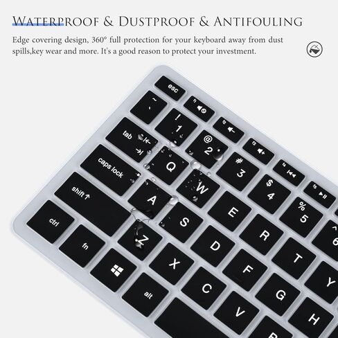 غطاء لوحة المفاتيح لجهاز HP Pavilion 27 بوصة الكل في واحد لسطح المكتب xa0055ng/xa0050/xa0080/xa0014/0370Nd/0010Na/0076Hk، مجموعة لوحة المفاتيح اللاسلكية HP Pavilion 800، HP Pavilion 23.8 24 بوصة - أسود in Kuwait