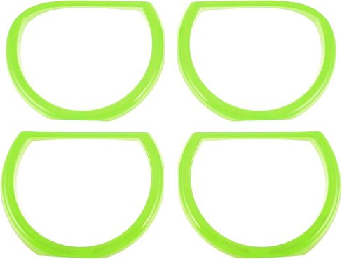 Motoforti Headlight Trim Bezel Headlamp Bezel Headlight Cover Decor for Dodge Challenger 2015-2024 ABS Black in Saudi Arabia