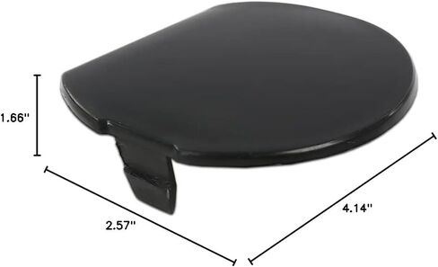 Front Bumper Bracket Tow Hook Cover Replacement, Compatible with Mazda 3 2014-2016, BHN150A11BB, BJS750A11BB in Saudi Arabia