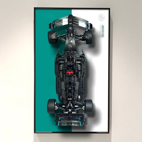 لوحة حائط عرض لسيارة Lego Technic 42141 McLaren Formula 1 2022 طبق الأصل لسباق السيارات، أفكار هدايا لمحبي التركيب على الحائط من Lego Car، متوافقة مع Lego Mclaren F1، 19.7 × 31.5 بوصة in Kuwait