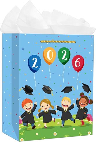 حقيبة هدايا عيد الأب من PETCEE - حقيبة هدايا ورقية لعيد الأب السعيد مقاس 11.5 بوصة مع حقيبة هدايا عيد الأب الورقية مع مقبض حقيبة هدايا متوسطة الحجم للأب والزوج والجد in Kuwait