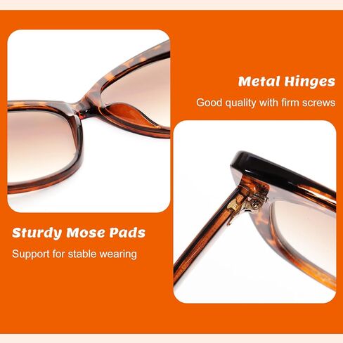 2 Pcs Cat Eye Sunglasses for Women Men Retro Cateye Frame Vintage Square Fashion Cateye Sunglasses in Kuwait