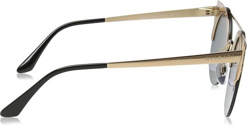 نظارة شمسية بولغاري BV6088 للسيدات وردي ذهبي/رمادي عاكس ذهبي وردي 54 ملم in Kuwait