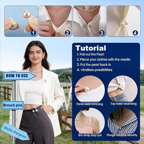 3 Pcs Lace Tube Top, 3 Pearl Brooch Pins,Modesty Panel Cleavage Cover, Inserts for Low Cut Dresses, Anti-Exposure Bra Accessory, for Use with Young Women(Black, White, Nude) in Kuwait