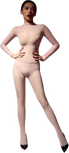 بدلة قطط شفافة 8D للجنسين من LESOYA، جوارب شفافة من النايلون اللامع in Kuwait