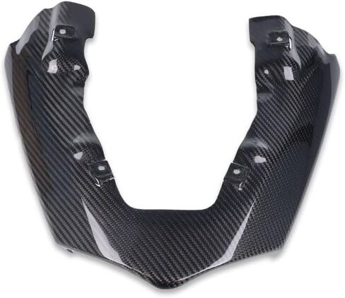 NT FAIRING 100% Real 3K ألياف الكربون الخلفية الذيل العادم القلنسوة هدية لوحة غطاء صالح لكاواساكي نينجا 2007-2008 ZX6R ZX-6R 636 لامع حك نسج in Saudi Arabia