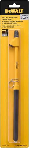 DEWALT Dual Head Heavy Duty Truck Gauge w/Indicator Bar, 10-160 PSI for Large Trucks, Heavy Duty Construction in Saudi Arabia