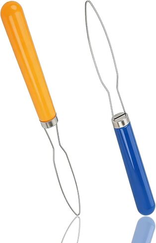 DHinkyoung 2 Pcs Button Hooks, One Hand Buttons Aids, Bright Dressing Aid Device Tool, Button Assist Devices with Comfort Grip Handle for Arthritis, Parkinsons, Independent Living(Random Colors) in Kuwait