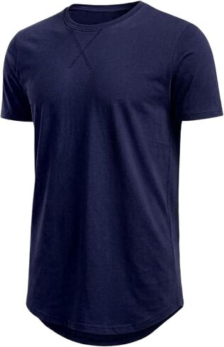 Decrum Mens Short Sleeve T Shirts - Casual Half Sleeves Round Bottom Crewneck Tshirt for Men in Saudi Arabia