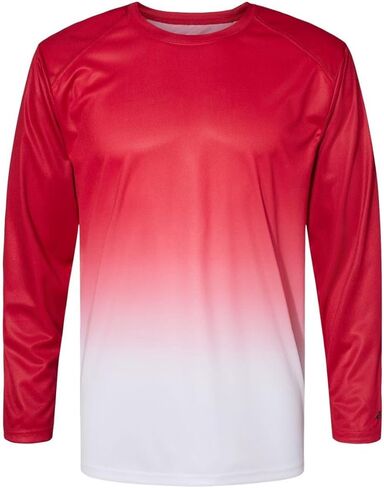 Badger Sports Ombre L/S Tee - 4XL - RDOM in Saudi Arabia