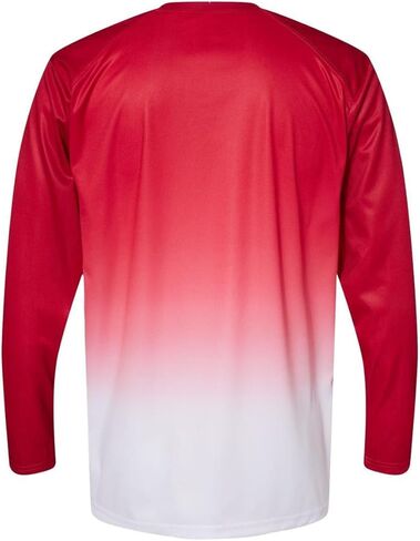 Badger Sports Ombre L/S Tee - 4XL - RDOM in Saudi Arabia