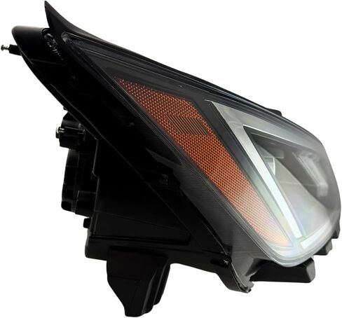 استبدال مجموعة المصابيح الأمامية من ALLIGATOR AUTO LIGHTS لسيارة Hyundai Elantra 2019-2020، مصابيح أمامية من الجانب الأيمن/الراكب، متضمنة، متوافقة مع DOT/SAE، 92102-F3500 / HY2503233 in Kuwait