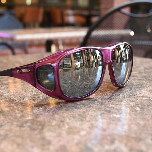 Cocoons Pilot (L) Amethyst Polarized Silver Mirror in Kuwait
