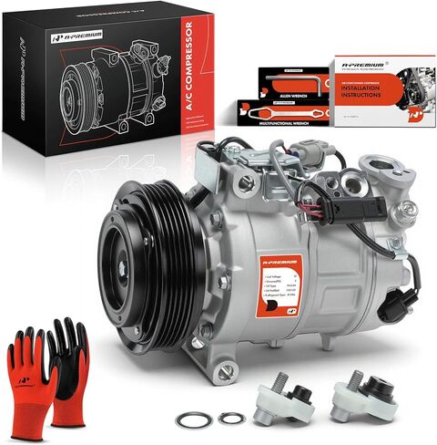 A-Premium A/C Compressor with Clutch Compatible with Mercedes-Benz CLA250 2014-2019, CLA45 AMG 2014-2019, GLA250 2015-2020, GLA45 AMG 2015-2019, L4 2.0L in Saudi Arabia