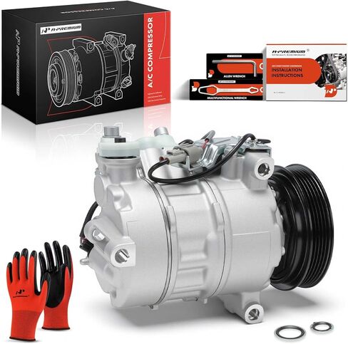 A-Premium A/C Compressor with Clutch Compatible with Mercedes-Benz CLA250 2014-2019, CLA45 AMG 2014-2019, GLA250 2015-2020, GLA45 AMG 2015-2019, L4 2.0L in Saudi Arabia