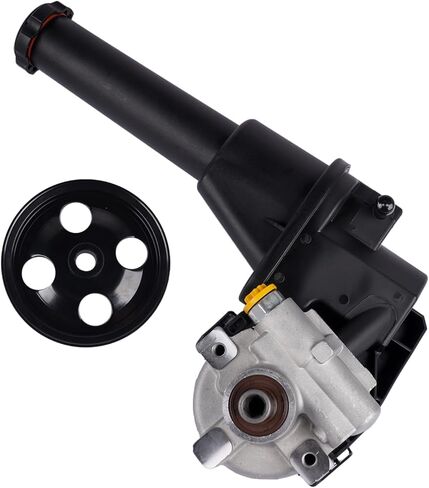 GELUOXI Power Steering Pump with Pulley Replacement for Chevy Silverado GMC Sierra 2500HD 3500HD V8 6.0L 2011-2015 23271286 84056870 734-29132 in Saudi Arabia