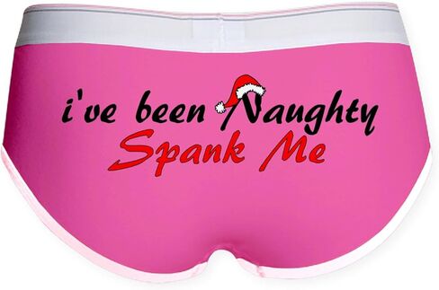 ملابس داخلية قصيرة من CafePress Naughty Spank Me للسيدات وللأولاد، ملابس داخلية قصيرة للأولاد بتصميم مبتكر in Saudi Arabia