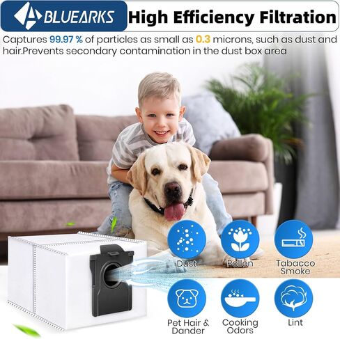 14Pcs Compatible with Dreame X30 Ultra/X40 Ultra,L10s Pro Ultra/L10s Ultra/L20 Ultra/L30 Ultra Robot Vacuum Auto-Emptying Bas,3.2-Liter Large Capacity(4-Layer Sealed Disposable Dust Bags) in Kuwait