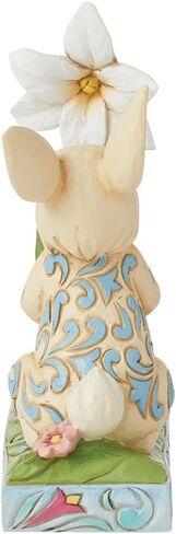 Enesco Jim Shore Heartwood Creek Bunny and Easter Lily Figurine- Stone Resin Hand Crafted Collectible Figurines Easter Home Decor Statue, 5.28 Inch in Saudi Arabia