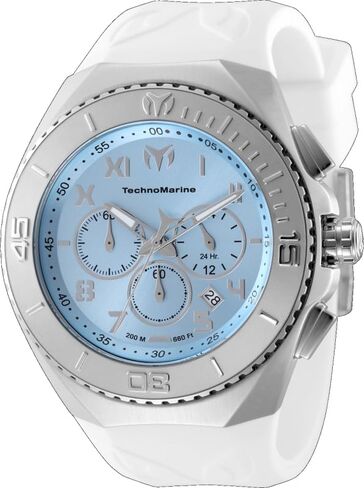 TechnoMarine Manta Men 48.00mm Stainless Steel Steel Light Blue dial VD53 Quartz in Kuwait