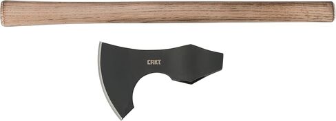 CRKT Berserker Axe: Two Handed Outdoor Axe, Forged 1055 Carbon Steel Blade, Hickory Handle 2736 in Kuwait