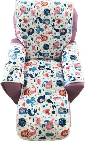 غطاء كرسي استرخاء للأطفال من RBSC Home فقط مضاد للانزلاق ومقاوم للماء للأطفال مقاس 14 بوصة غطاء كرسي استرخاء للفتيات in Kuwait