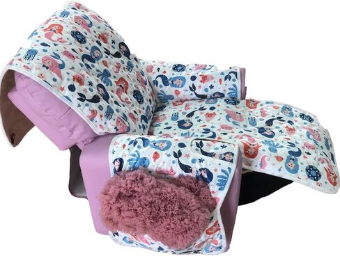 غطاء كرسي استرخاء للأطفال من RBSC Home فقط مضاد للانزلاق ومقاوم للماء للأطفال مقاس 14 بوصة غطاء كرسي استرخاء للفتيات in Kuwait