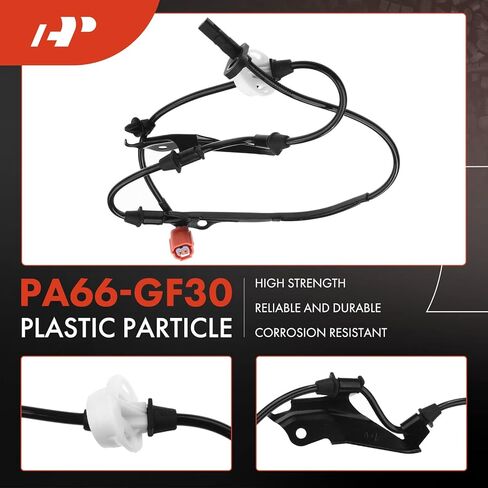 A-Premium ABS Wheel Speed Sensor Compatible with Honda Models - Accord 2006-2007, Sedan, built in the U.S. - Front Right Passenger Side, Replace# 57450-SDA-A11, 57450SDAA11 in Saudi Arabia