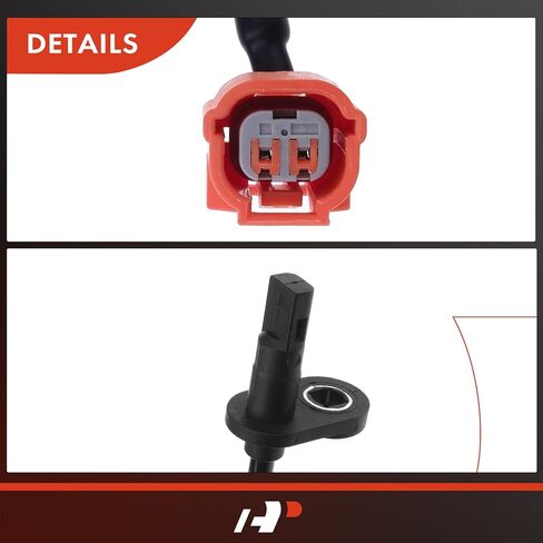 A-Premium ABS Wheel Speed Sensor Compatible with Honda Models - Accord 2006-2007, Sedan, built in the U.S. - Front Right Passenger Side, Replace# 57450-SDA-A11, 57450SDAA11 in Saudi Arabia