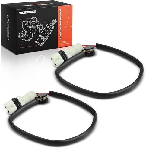 A-Premium Rear Driver and Passenger Brake Pad Wear Sensor Compatible with Porsche 944 1987 1988 1989, 2-PC Set - Replace# 94461221201, 94461221207 in Saudi Arabia