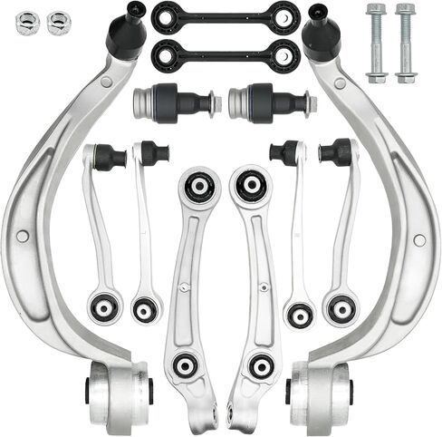 8K0407505A Front Upper and Lower Control Arm kit Fits For Audi A4 A5 S5 A6 A7 Q5 RS5 RS7 S4 S6 SQ5,14PCS Front Control Arm Ball joint Suspension Kit in Kuwait