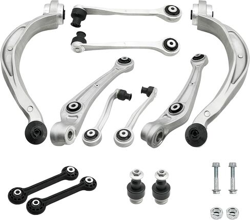 8K0407505A Front Upper and Lower Control Arm kit Fits For Audi A4 A5 S5 A6 A7 Q5 RS5 RS7 S4 S6 SQ5,14PCS Front Control Arm Ball joint Suspension Kit in Kuwait