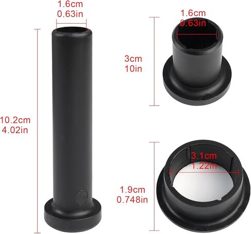 Complete 28-Piece Control Arm Bushing Kit (8 Lower + 20 A-Arm) - Compatible with 1996-2018 Polaris Sportsman 335 400 450 500 570 800, Replaces 5439270 5438895 in Kuwait