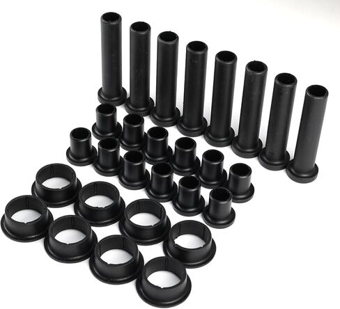 Complete 28-Piece Control Arm Bushing Kit (8 Lower + 20 A-Arm) - Compatible with 1996-2018 Polaris Sportsman 335 400 450 500 570 800, Replaces 5439270 5438895 in Kuwait