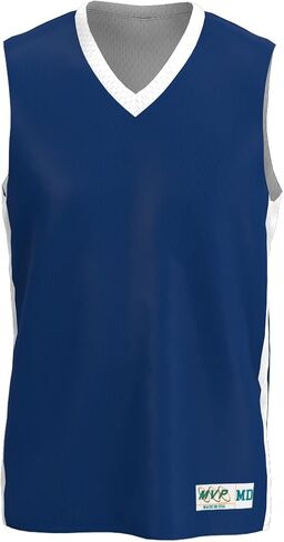 قميص كرة السلة MVP Sportswear ذو وجهين وقابل للجفاف مع حشوات ألوان متباينة، جيرسي الألعاب، زي الفريق in Kuwait