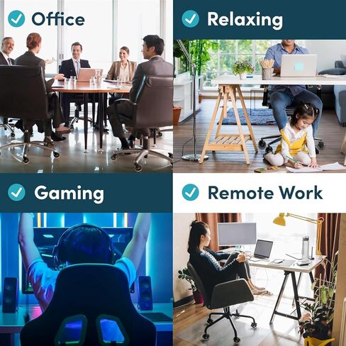 عجلات كراسي المكتب - عجلات مطاطية بديلة - عجلات مقاس 3 بوصات تناسب الجميع، عجلات كراسي شديدة التحمل، خالية من الضوضاء، تناسب 99% من الكراسي in Kuwait