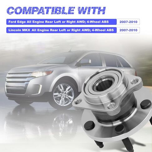 Rear Wheel Hub Bearing Assembly Compatible with Ford Edge 2007-2010 / Lincoln MKX 2007-2010# 512335, BR930636, BR930770 in Saudi Arabia