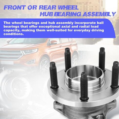 Rear Wheel Hub Bearing Assembly Compatible with Ford Edge 2007-2010 / Lincoln MKX 2007-2010# 512335, BR930636, BR930770 in Saudi Arabia