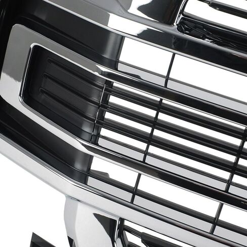 مناسبة للشبكة العلوية للمصد الأمامي البلاتيني الأبيض لسيارة Ford F-150 Limited 2018-2020 - قطعة بديلة JL3Z8200RA in Saudi Arabia