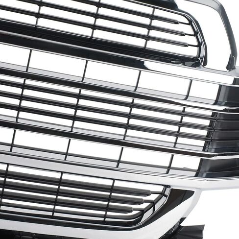 مناسبة للشبكة العلوية للمصد الأمامي البلاتيني الأبيض لسيارة Ford F-150 Limited 2018-2020 - قطعة بديلة JL3Z8200RA in Saudi Arabia